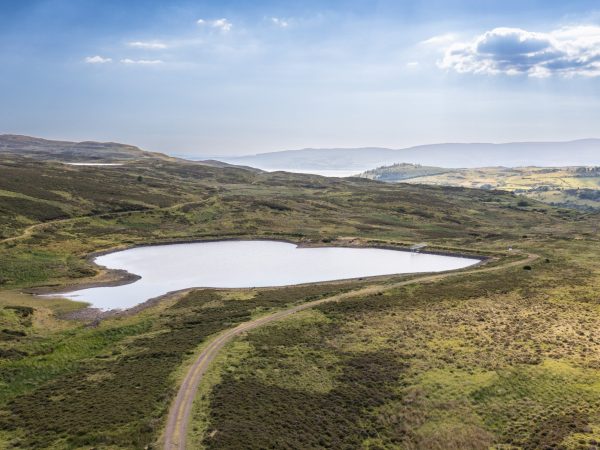 Aerial View showing the size and shape of Reservoir No. 4